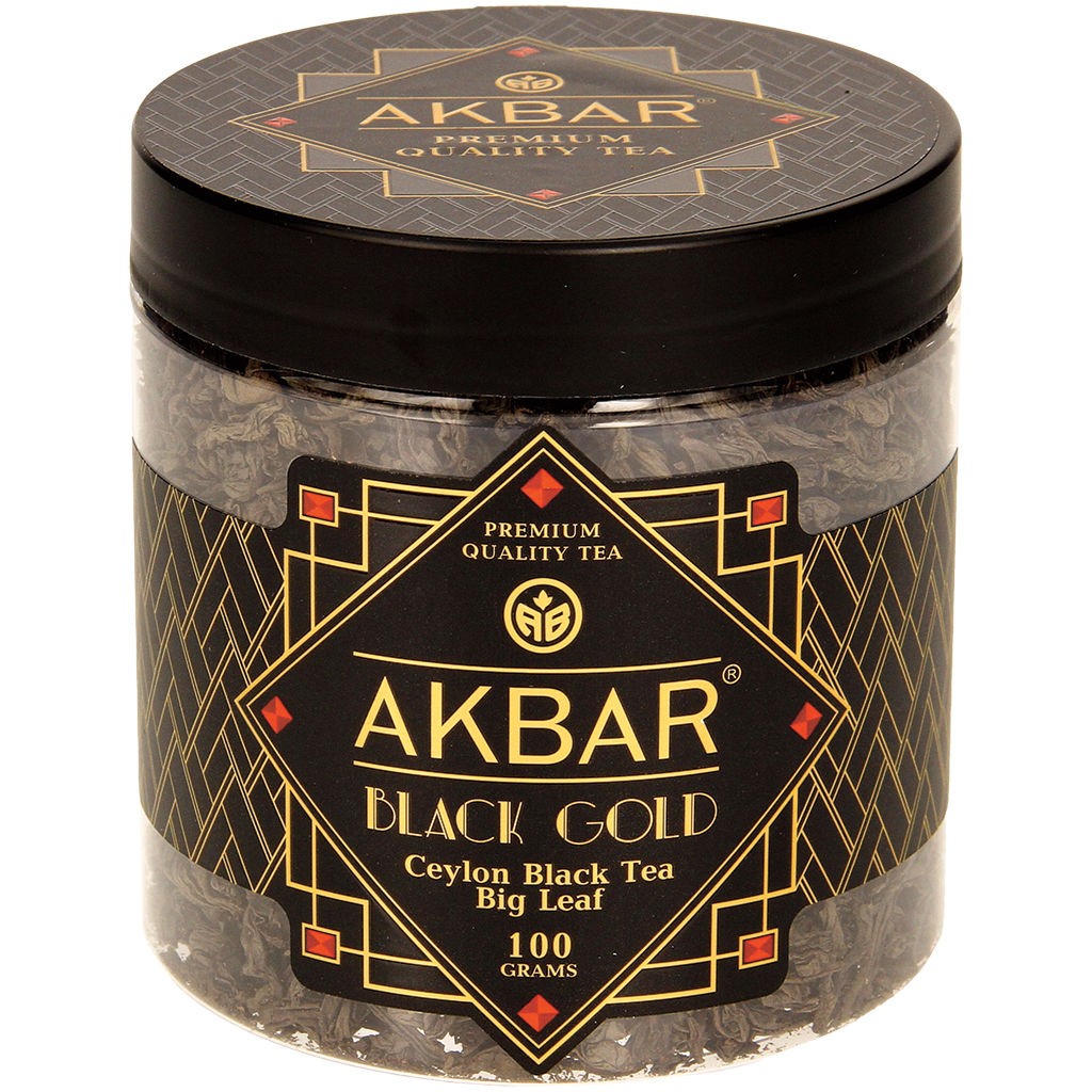 Чай черный байховый крупнолистовой Akbar Black Gold