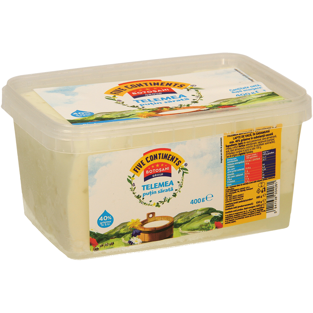 Telemea putin sarata de vaca Румынская брынза из пастеризова