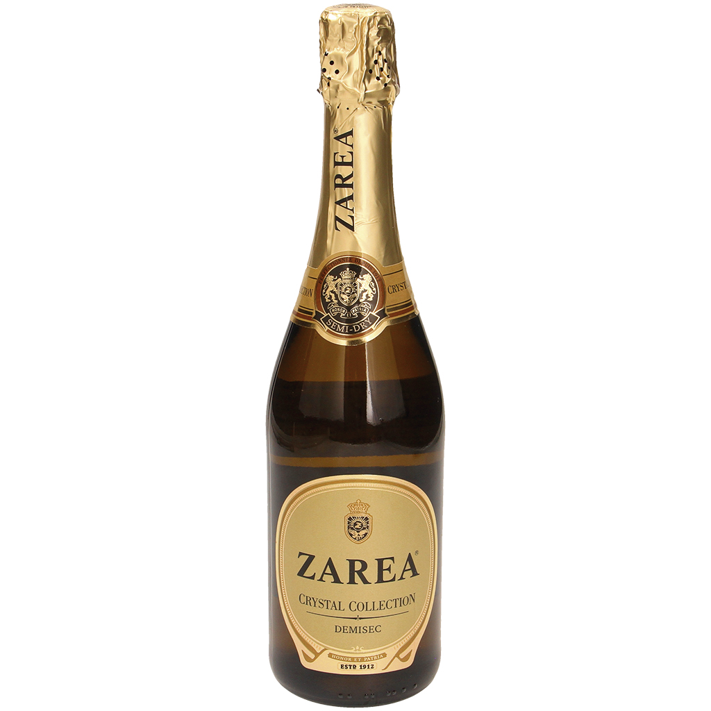 Mousserende wijn "Zarea Crystal Collection", halfdroog, 11%v