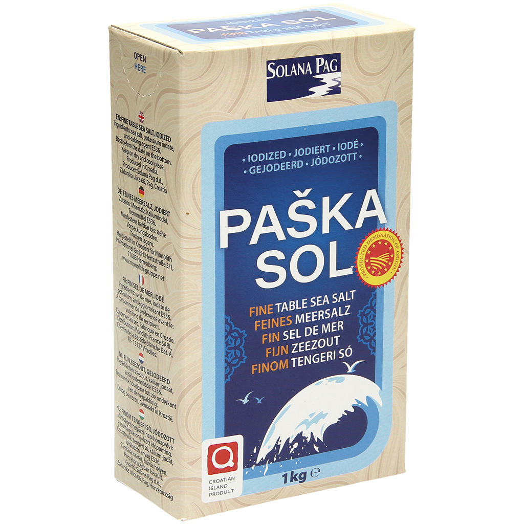 Йодированная морская соль (мелкая)