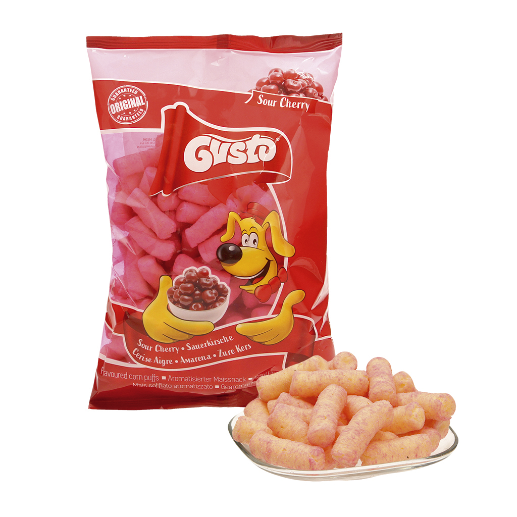 Кукурузные палочки "Pufuleti" со вкусом вишни