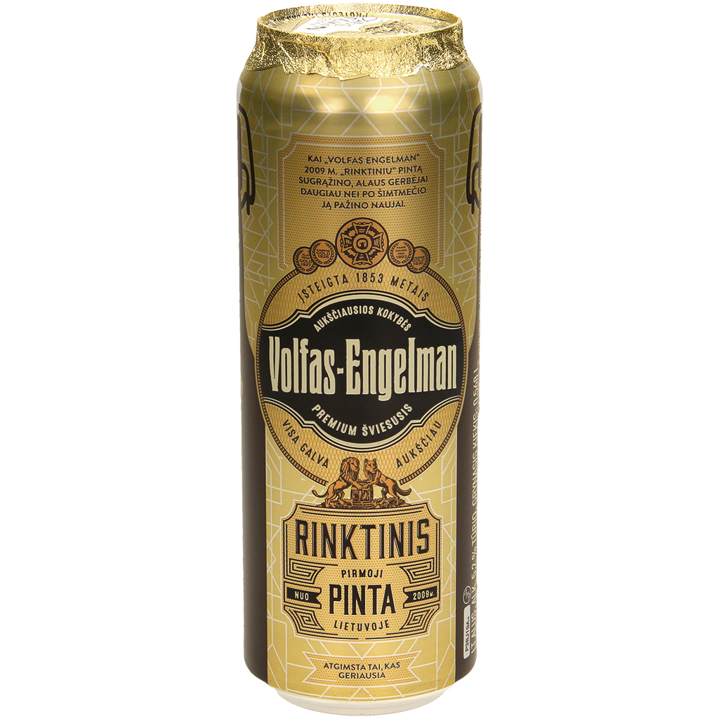 Пиво "Rinktinis", 5,2% алк.
