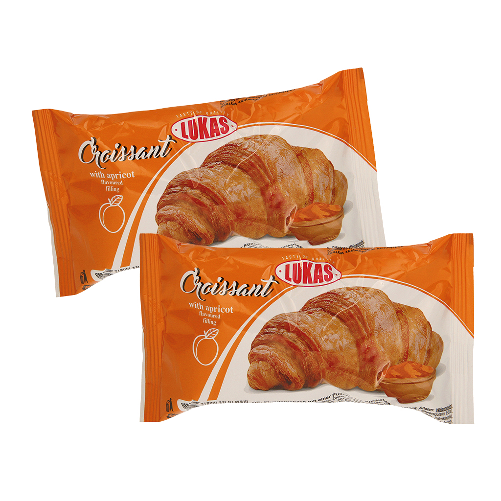 Круассанчик с начинкой со вкусом абрикоса изделия кондитерск