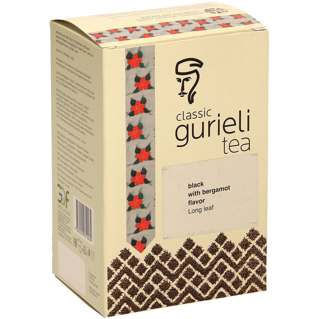 Aromatisierte zwarte Georgische thee met bergamot-smaak "Gur