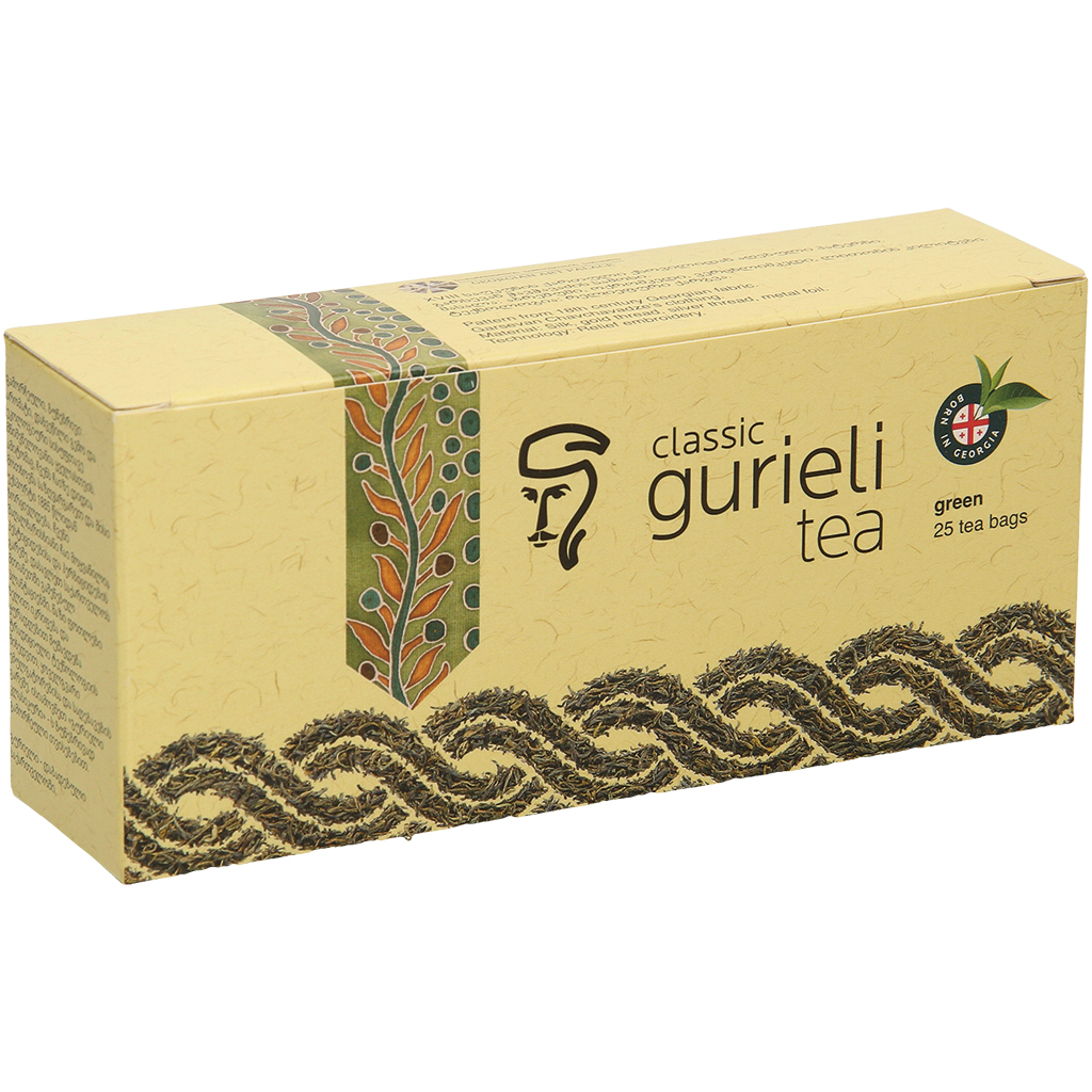 Зеленый грузинский чай "Gurieli Classic" 25x2g