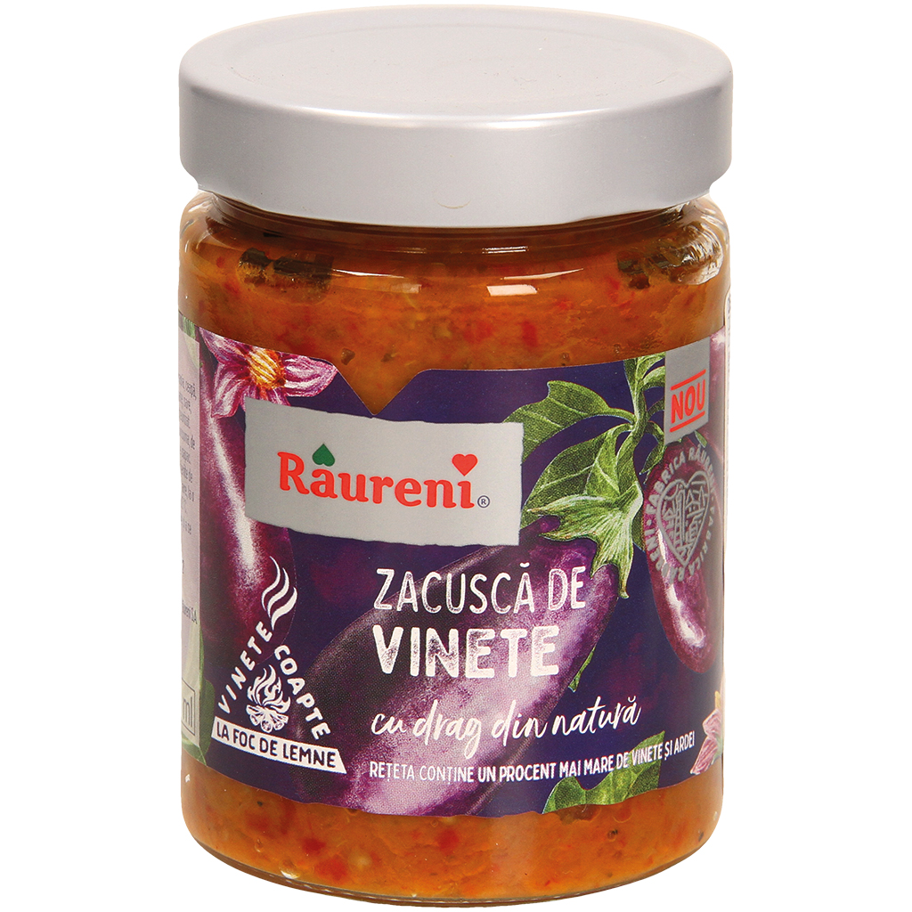 Zacusca de vinete - Овощная закуска с 45% баклажанов. Пастер
