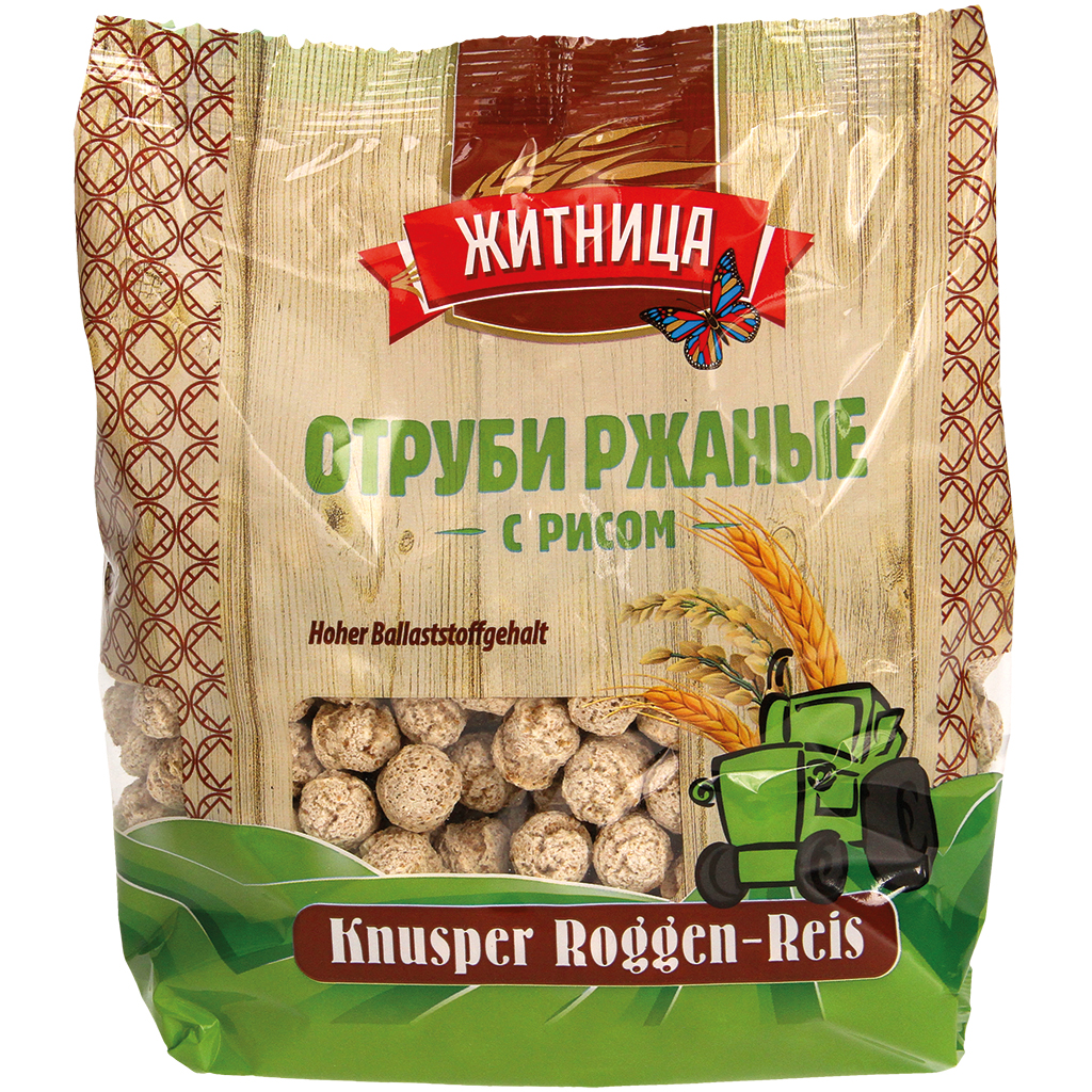 Rogge-rijst-product, geëxtrudeerd