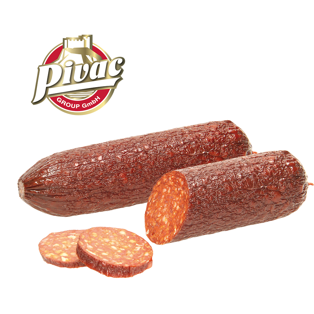 Pittige paprika salami "Kulen", gerookt