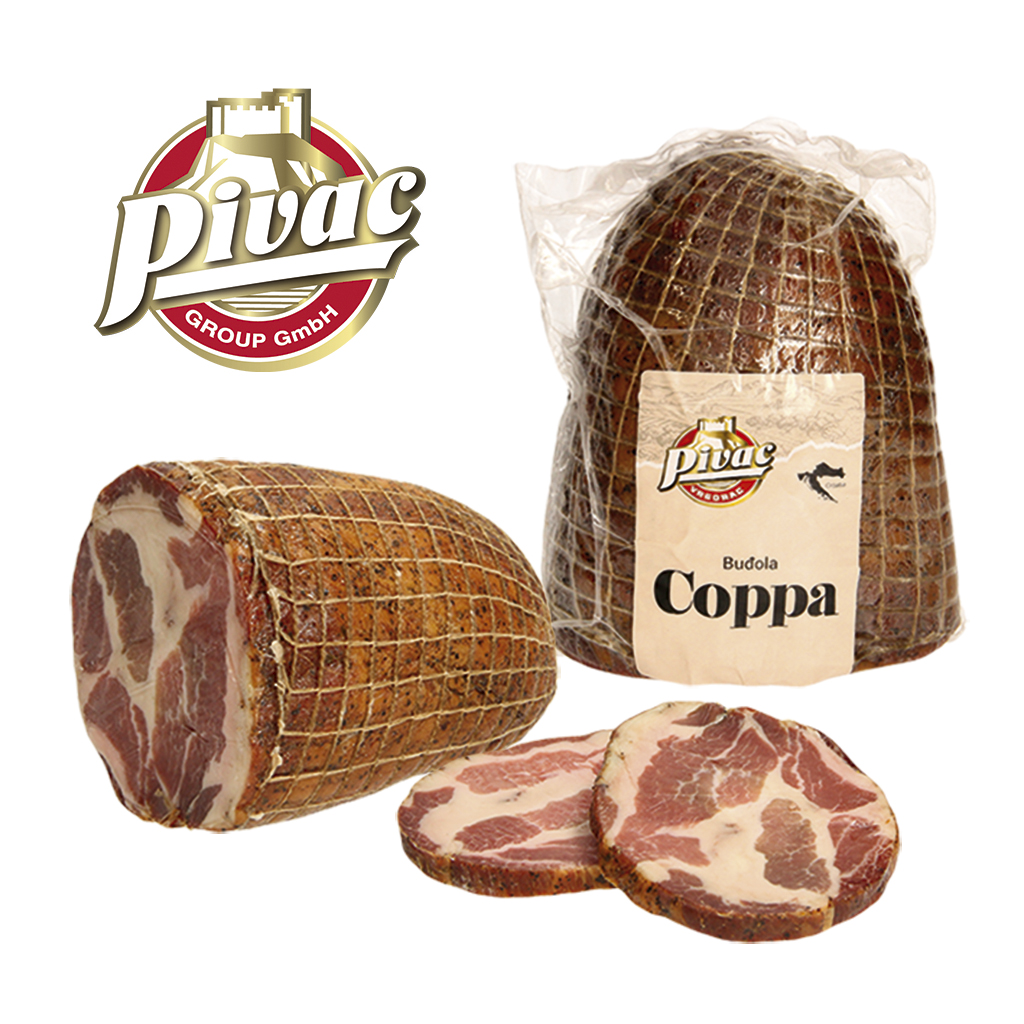 Luchtgedroogde varkensnek "Coppa"