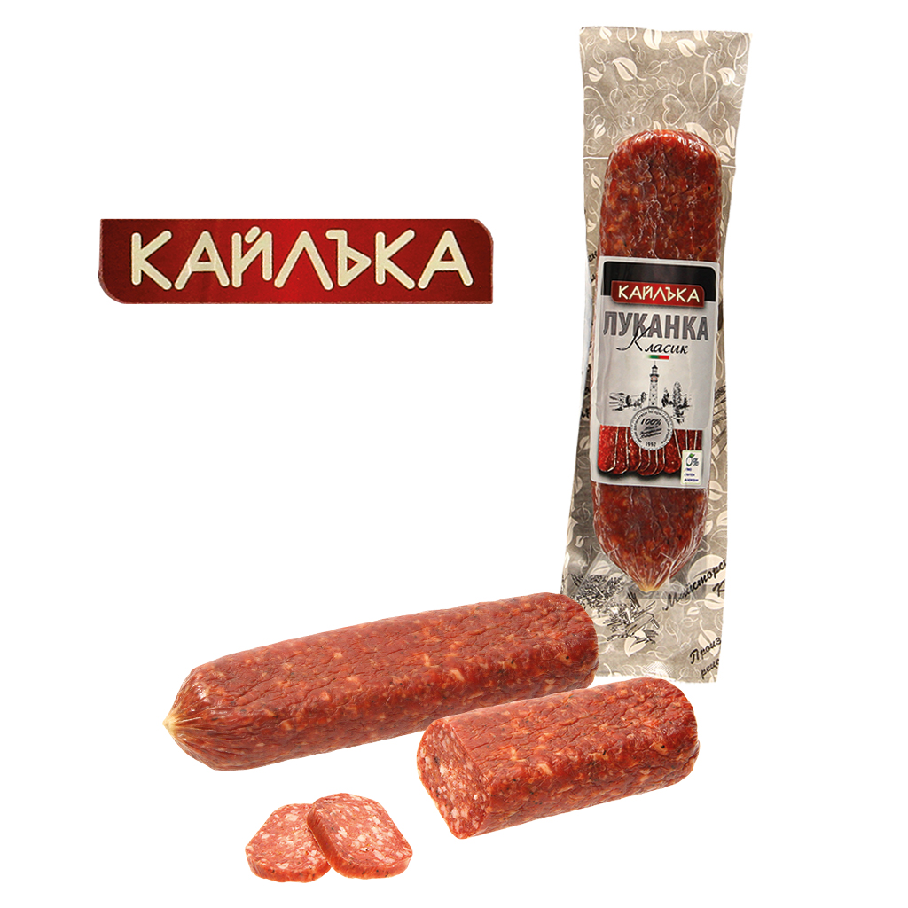Колбаса сыровяленая из свинины "Луканка"