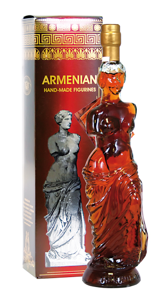 Armeense brandy ""Afrodita"" 40% vol. in geschenkdoos.