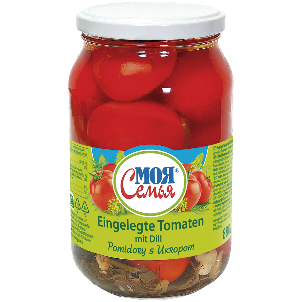 "MOJA SEMJA" Ingelegde Tomaten met Dille