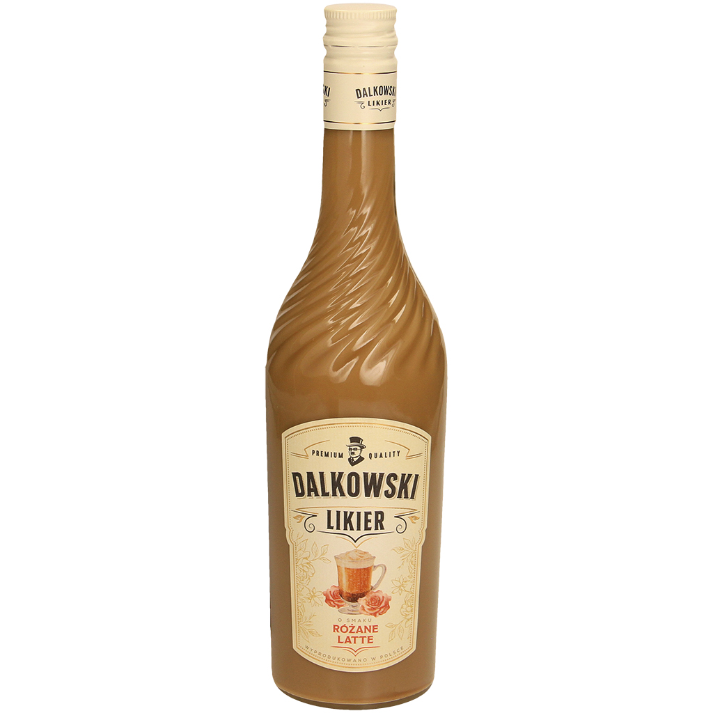 Likeur met koffie latte-roos-smaak, 15% vol.