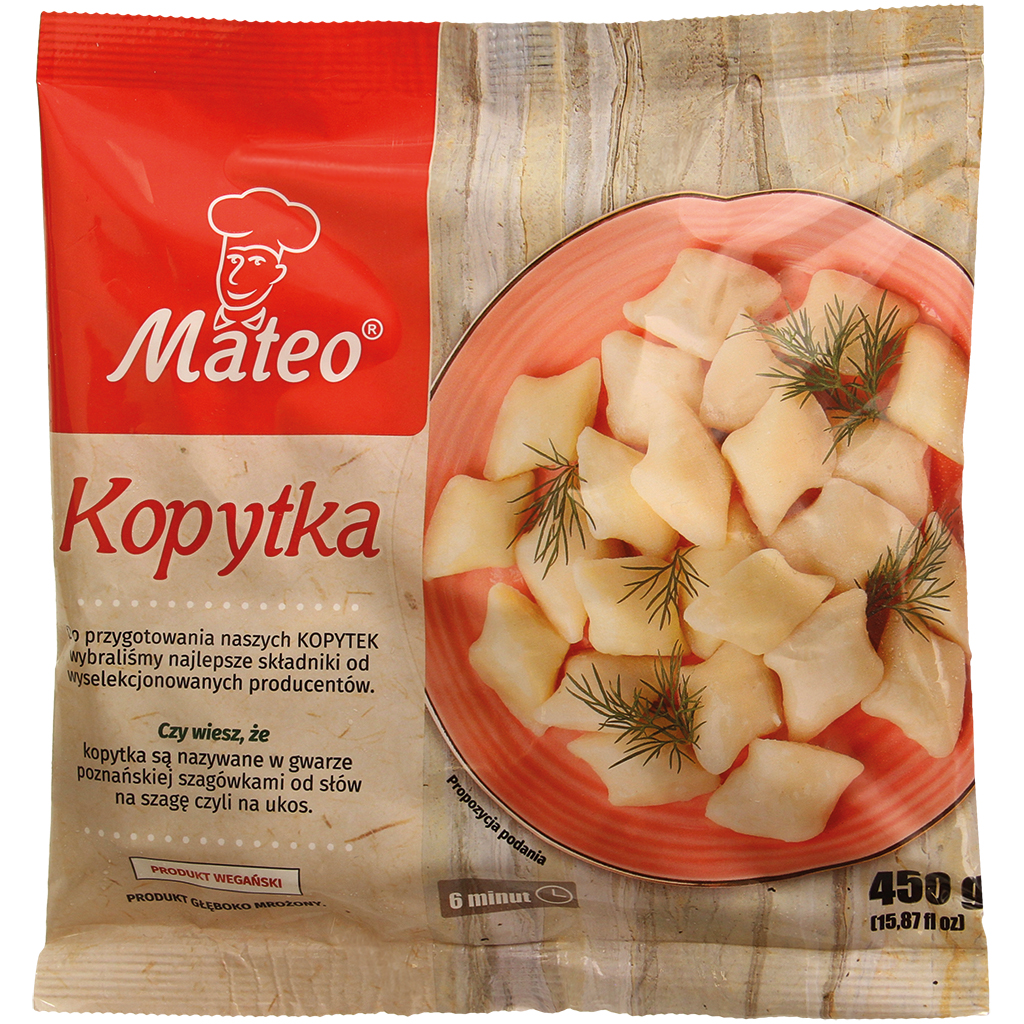 Клецки из картофельных хлопьев и пшеничной муки, замороженны