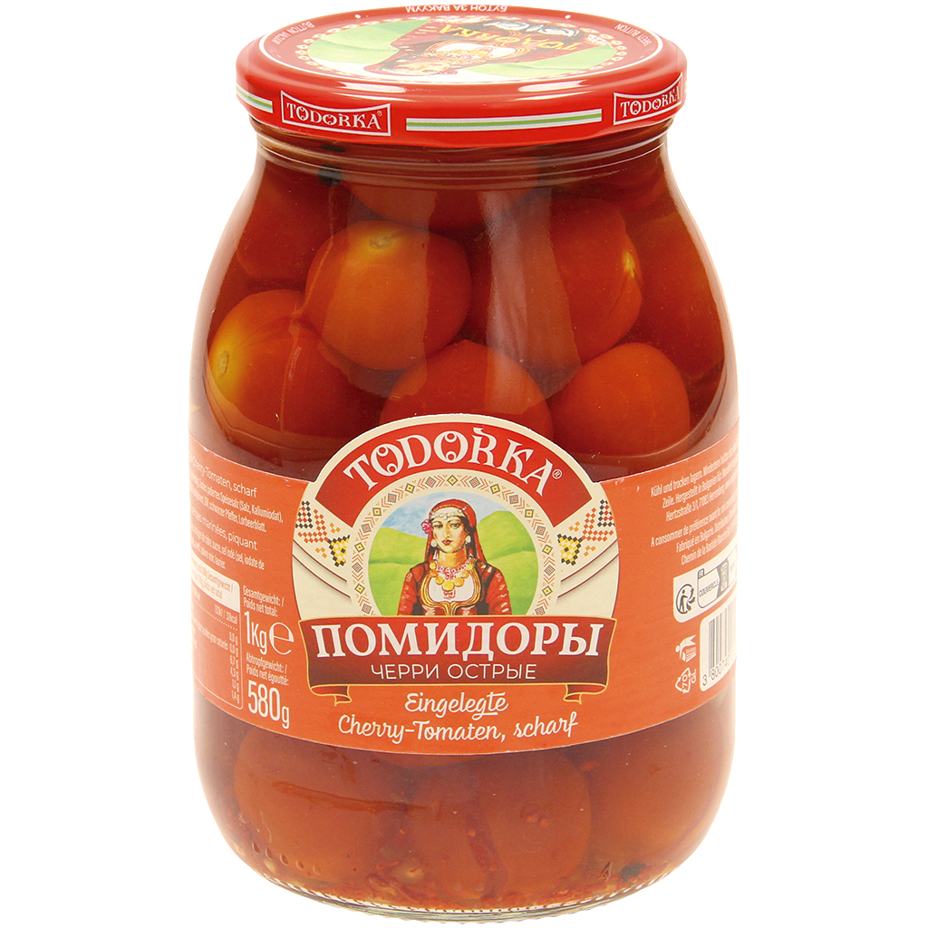 Черри-помидоры консервированные острые