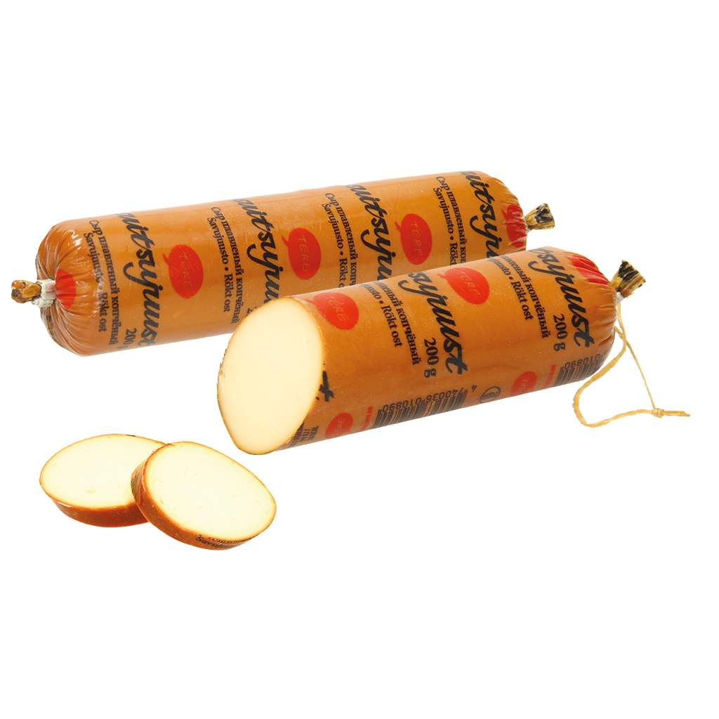 Копчёный сыр плавленый, 40% жира в сухом веществе