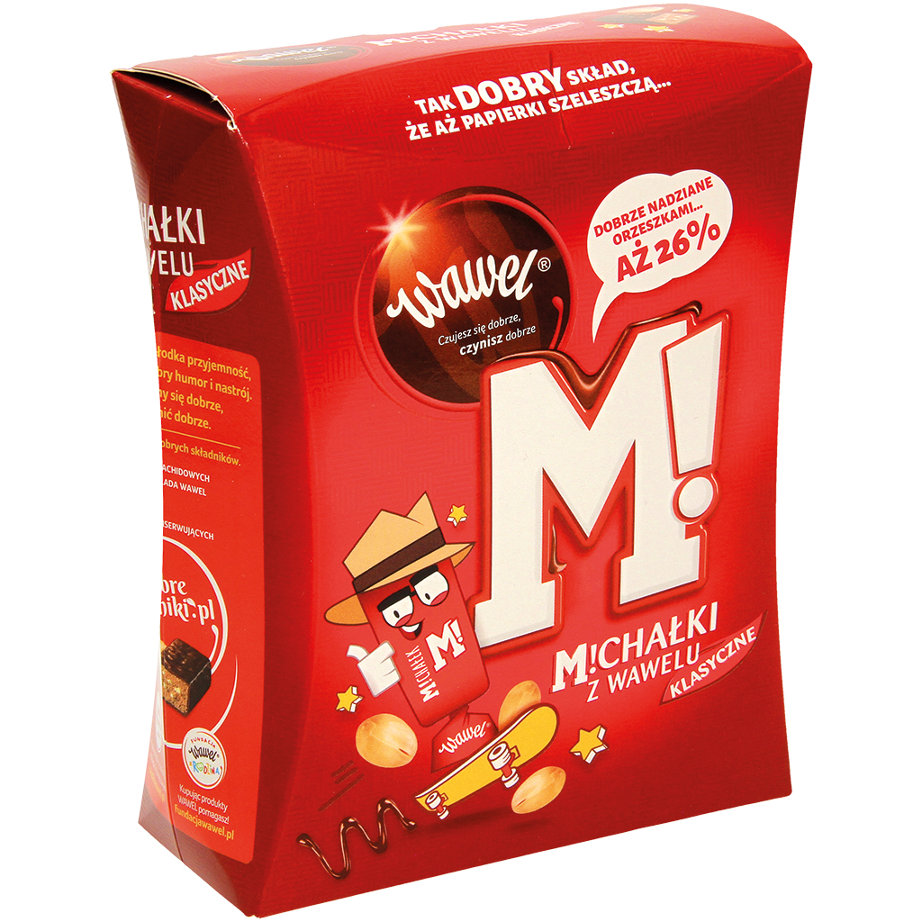 Конфеты с арахисом, покрытые шоколадом "Michalki z Wawelu Kl