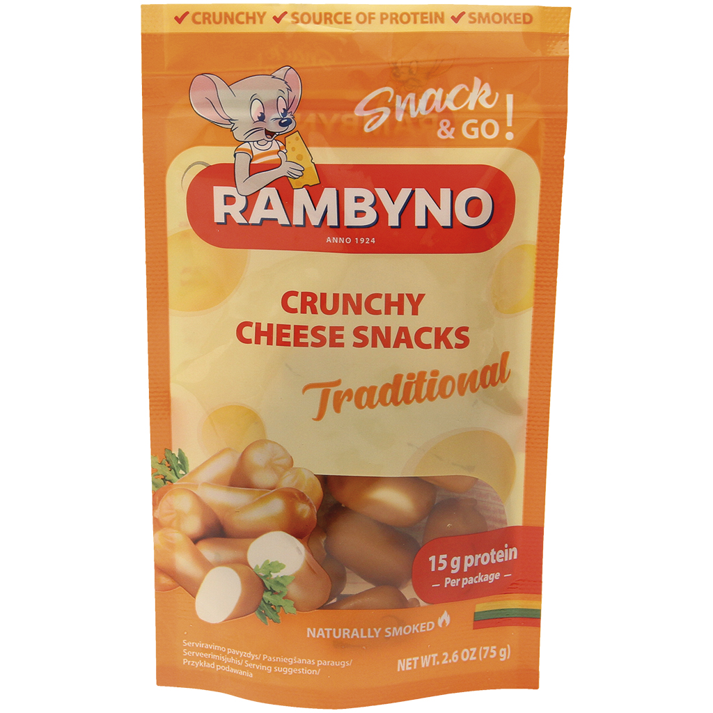 Smeltkaasbereiding "Rambyno" 45% vet i.Tr., gerookt