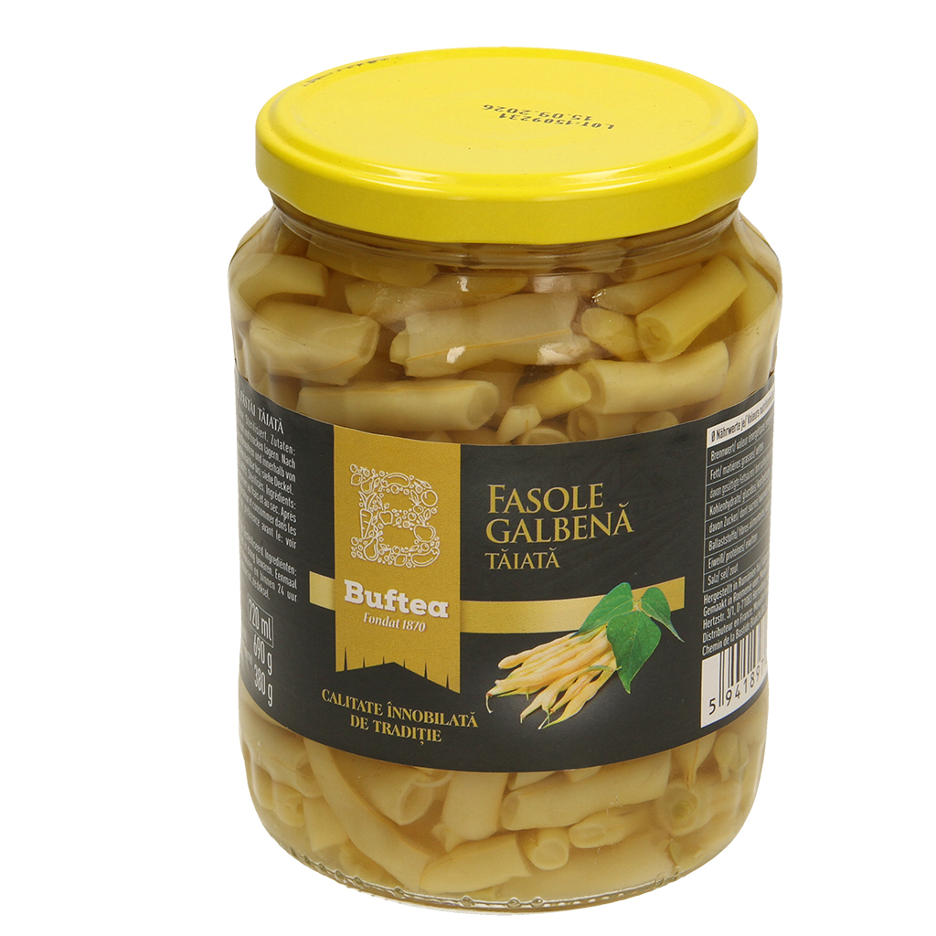 "Fasole galbena pastai taiata - Buftea" waspapenbonen, fijn.