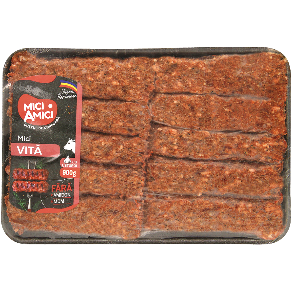 Мичи-румынские колбаски из мяса говядины, с добавлением воды