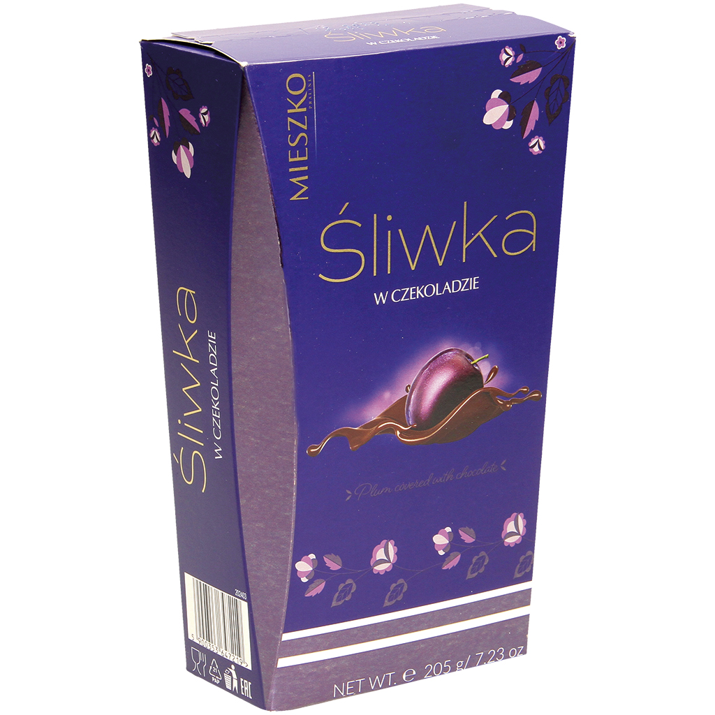 Sliwki w czekoladzie Карамелизированные сливы в какаосодержа