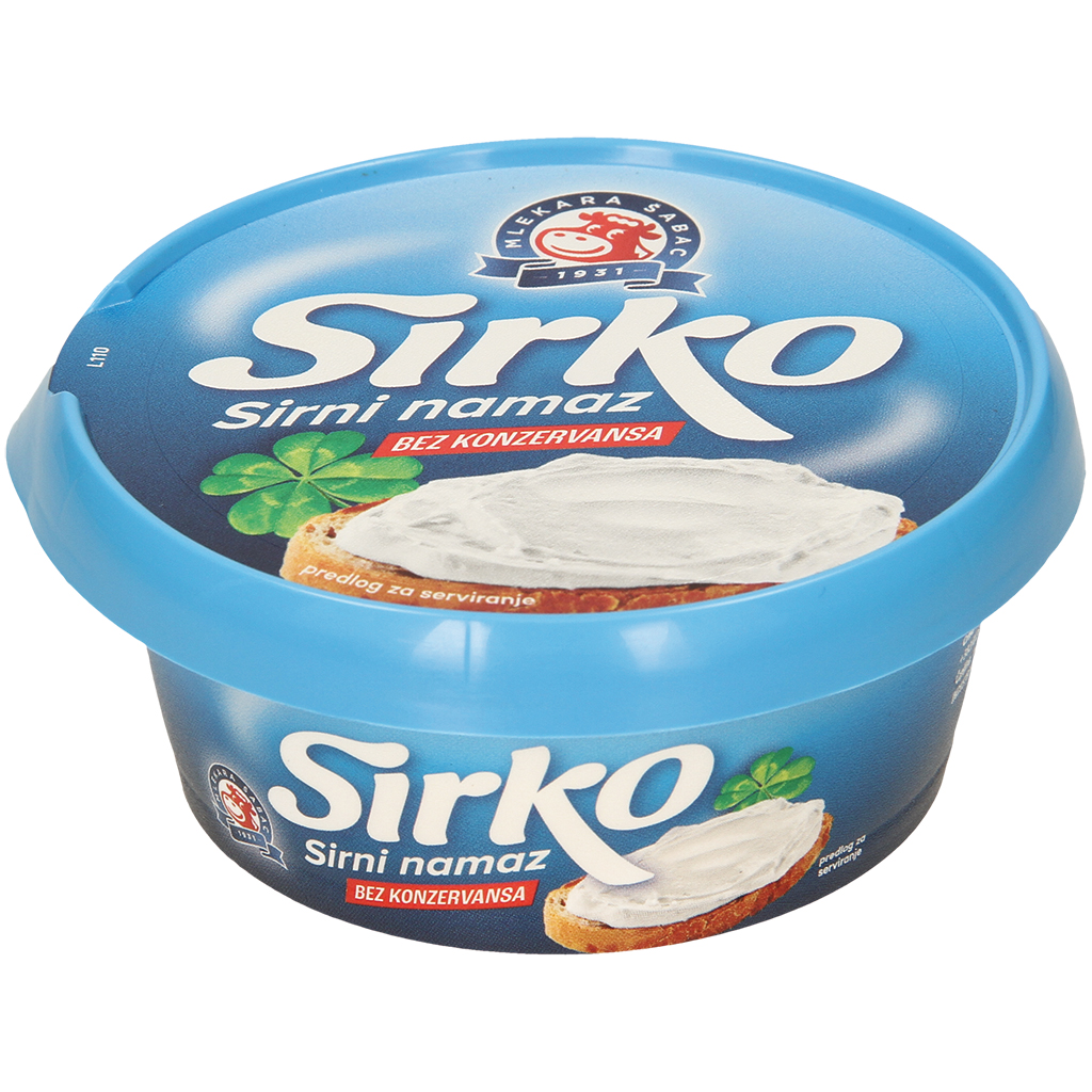 Romige kaas "Sirko sirni namaz", thermisch behandeld, dubbel