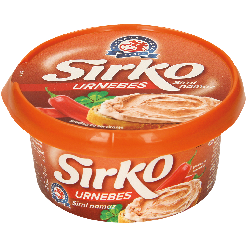 Творожный сыр со вкусом паприки, острый