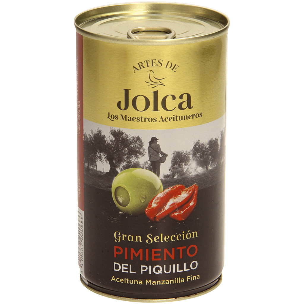 Зелёные оливки с начинкой из перца. Пастеризованные.