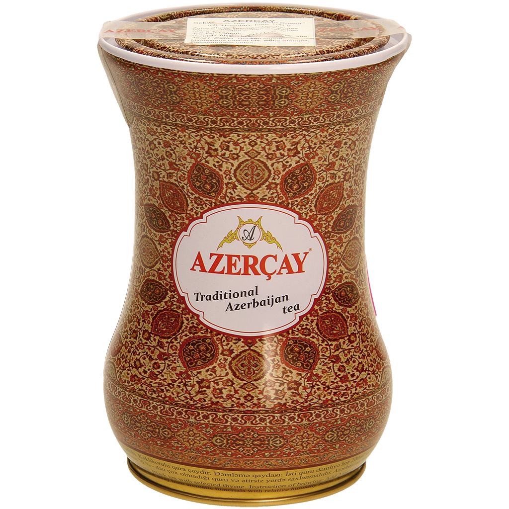 Азерчай "Армуду Ковёр" черный чай с чабрецом в подарочной же