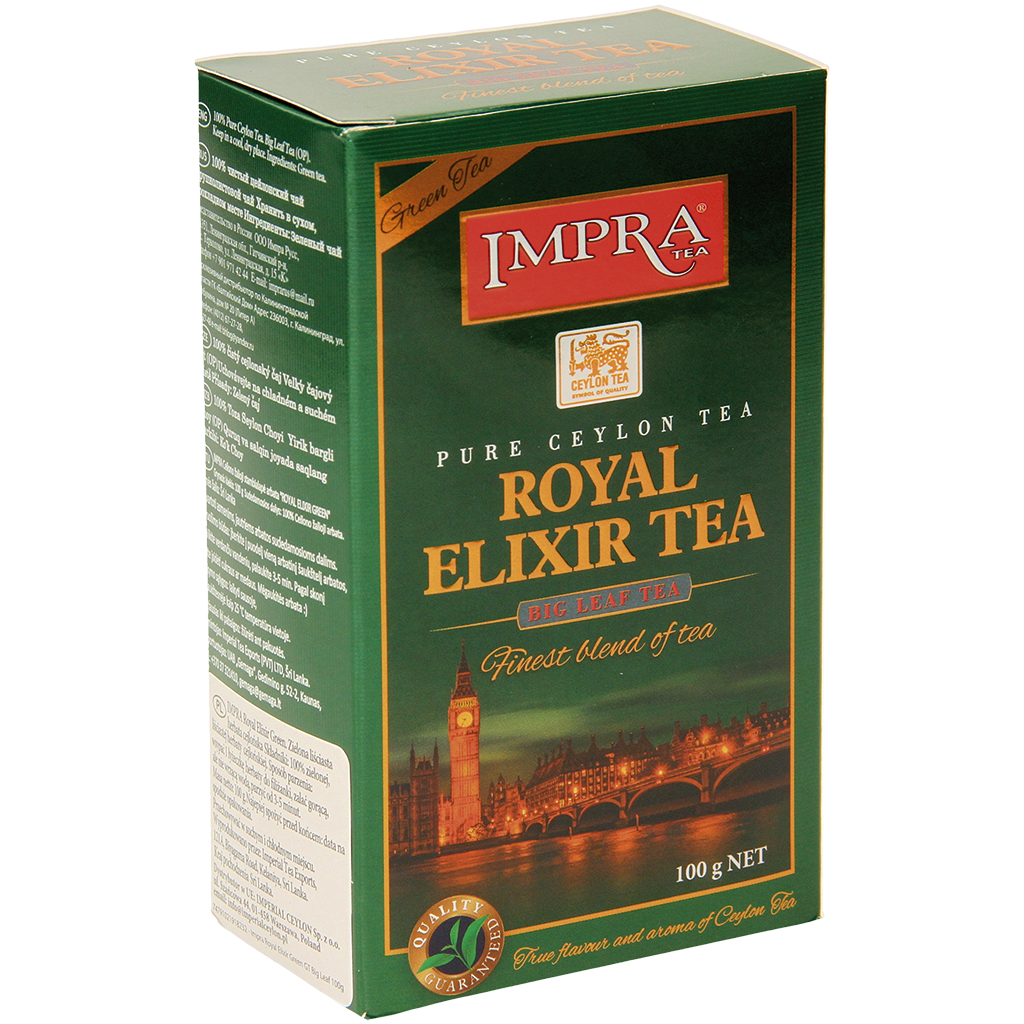 Royal Elixir Green Big Leaf Tea - Groene thee ""Ceylon Orang