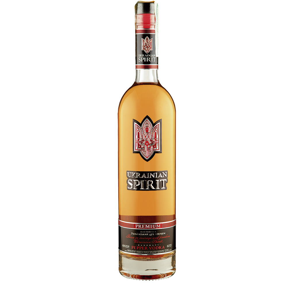 Aromatische wodka "Oekraïense geest met peper", 40% vol.