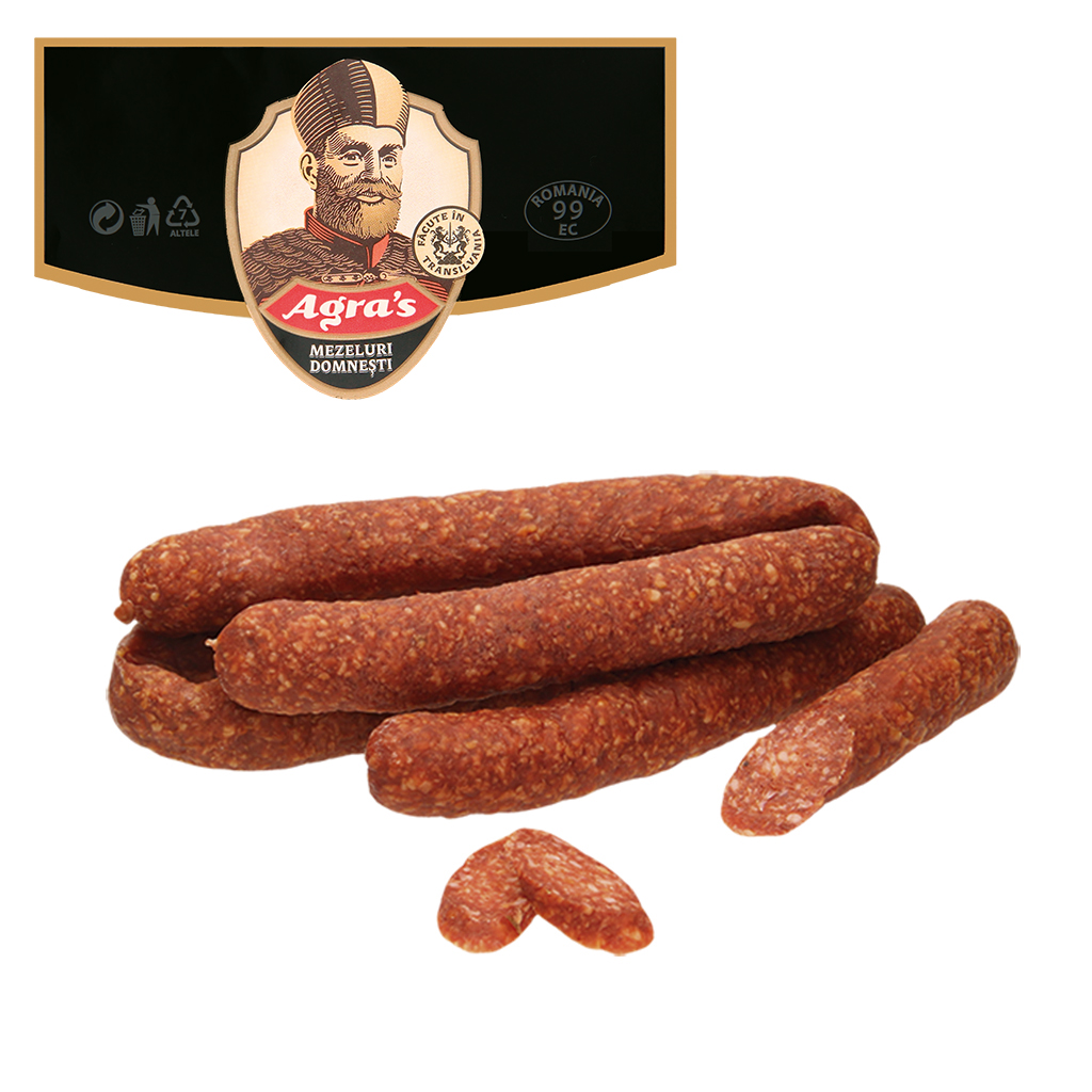 Carnati de casa uscati Колбаса из свинины и курицы, копчено-