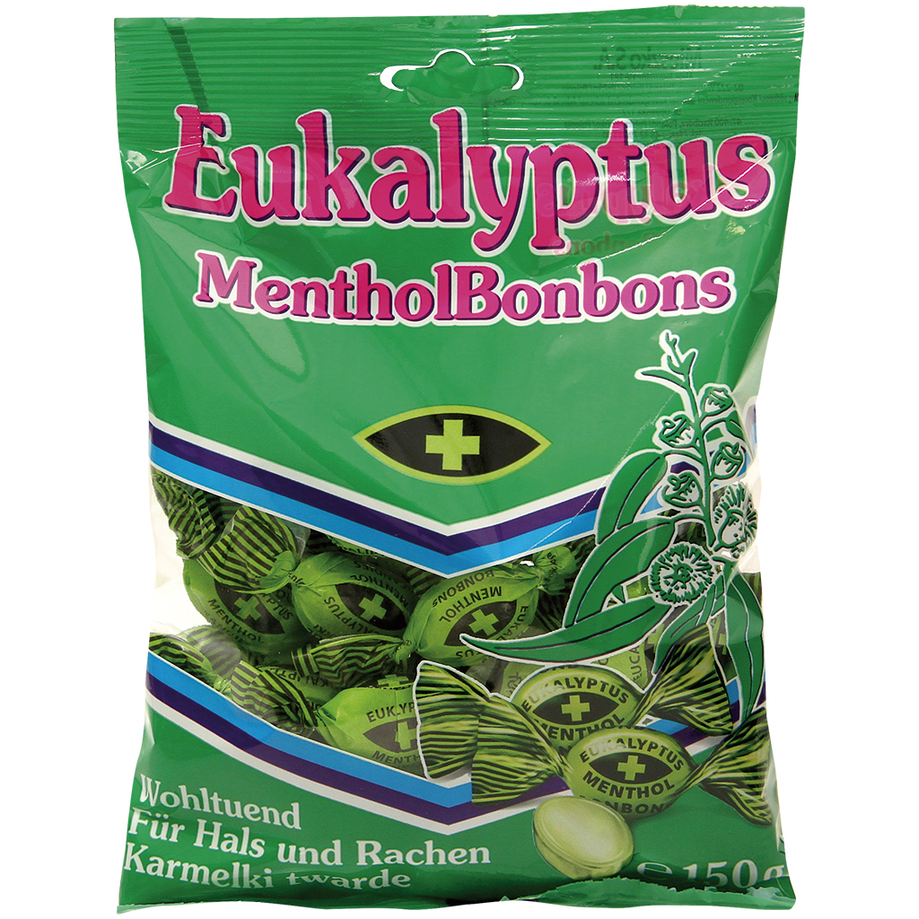 "Eukalyptus Menthol" Harde karamellen