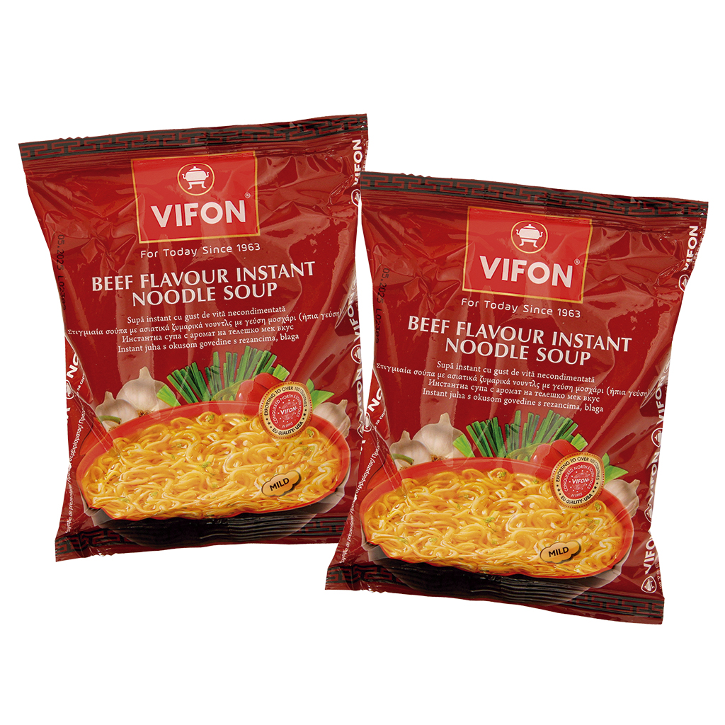 Лапша быстрого приготовления со вкусом говядины