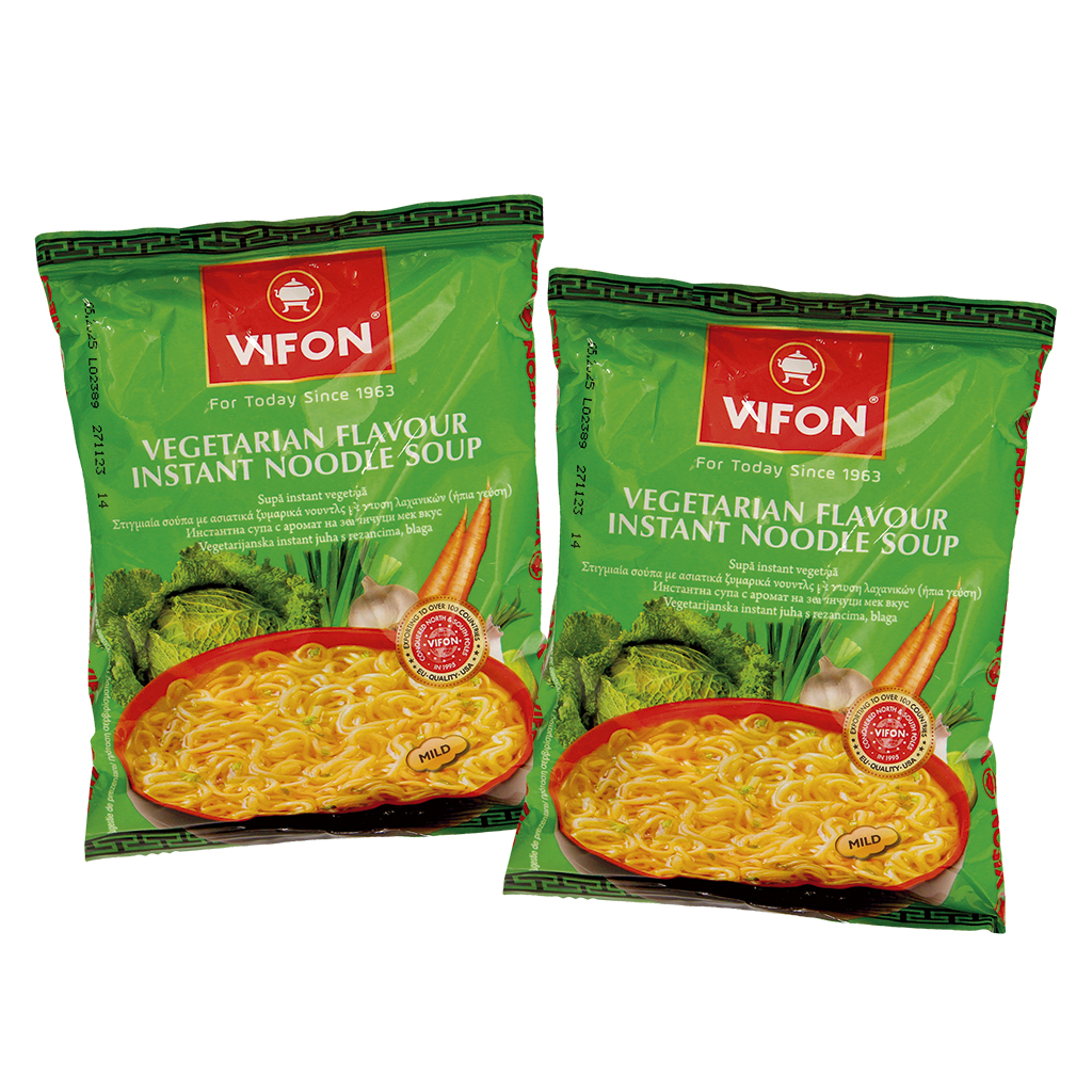 Лапша быстрого приготовления с овощным вкусом