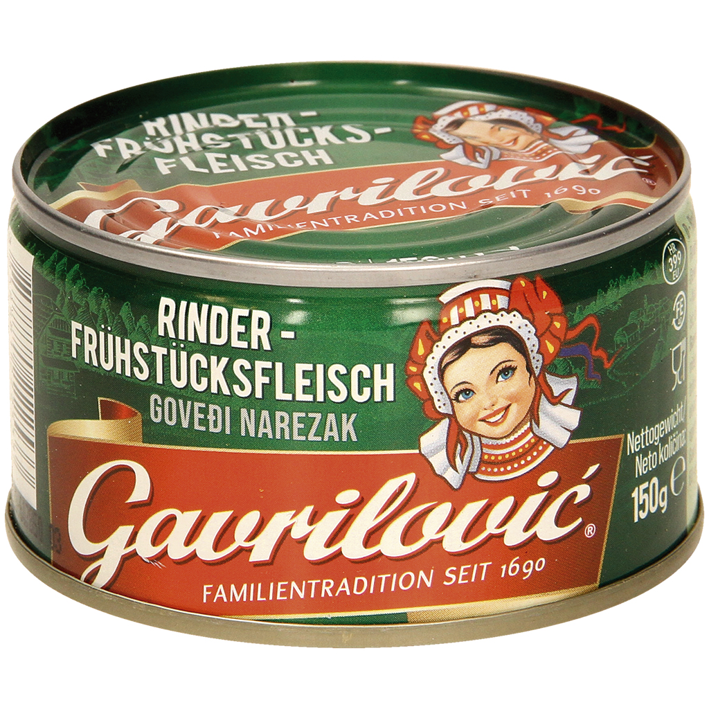 Консервированная говядина для завтрака с молочным белком, ст