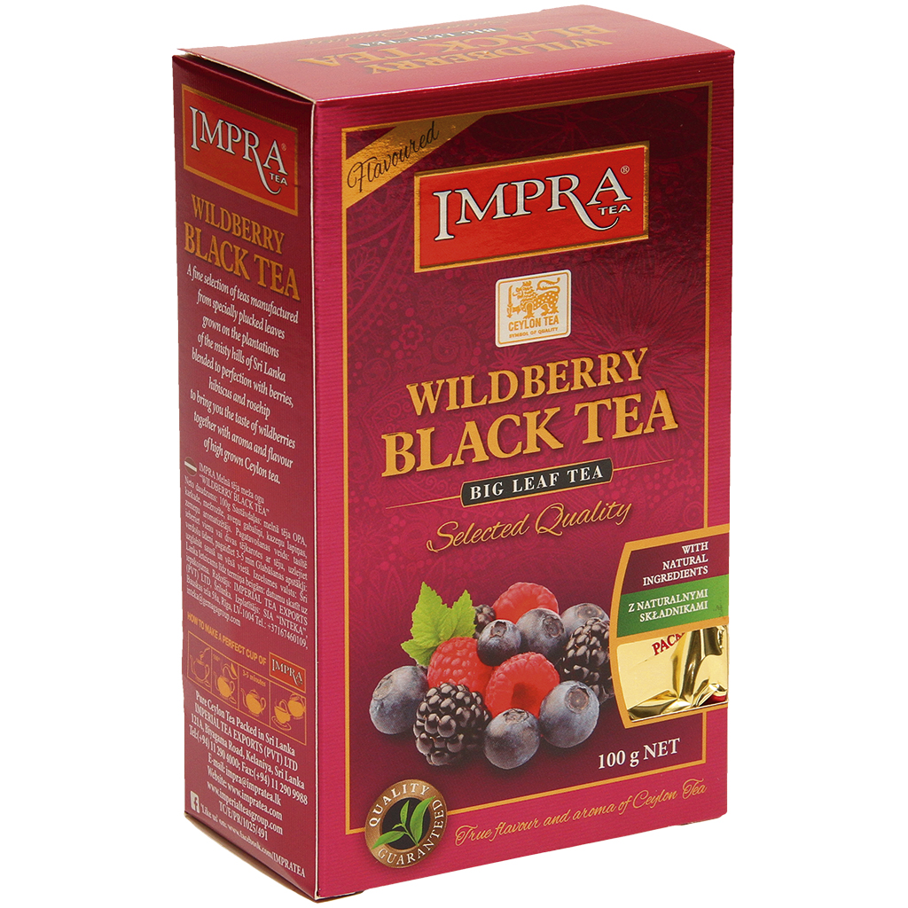 Wildberry Zwarte Thee - Geparfumeerde Zwarte Thee ""Ceylon O