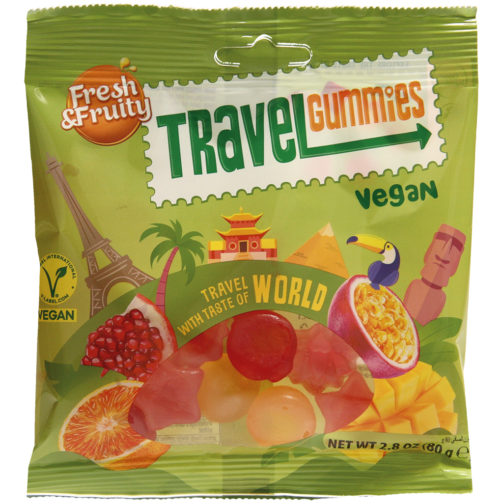 Fruitgummis met vulling (15%)