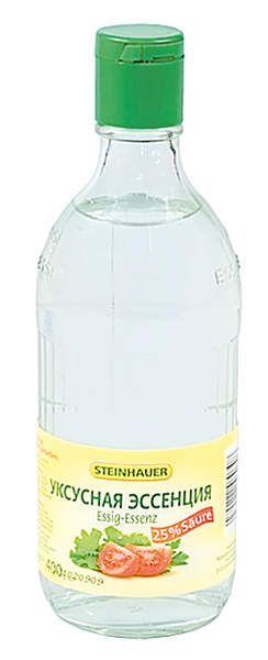 Уксусная эссенция 25% концентрации