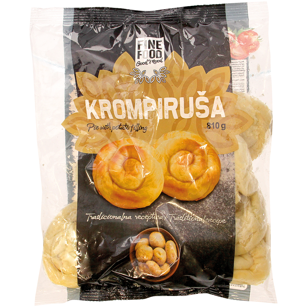 Börek met aardappel "Krompirusa Family Pack", snel ingevrore