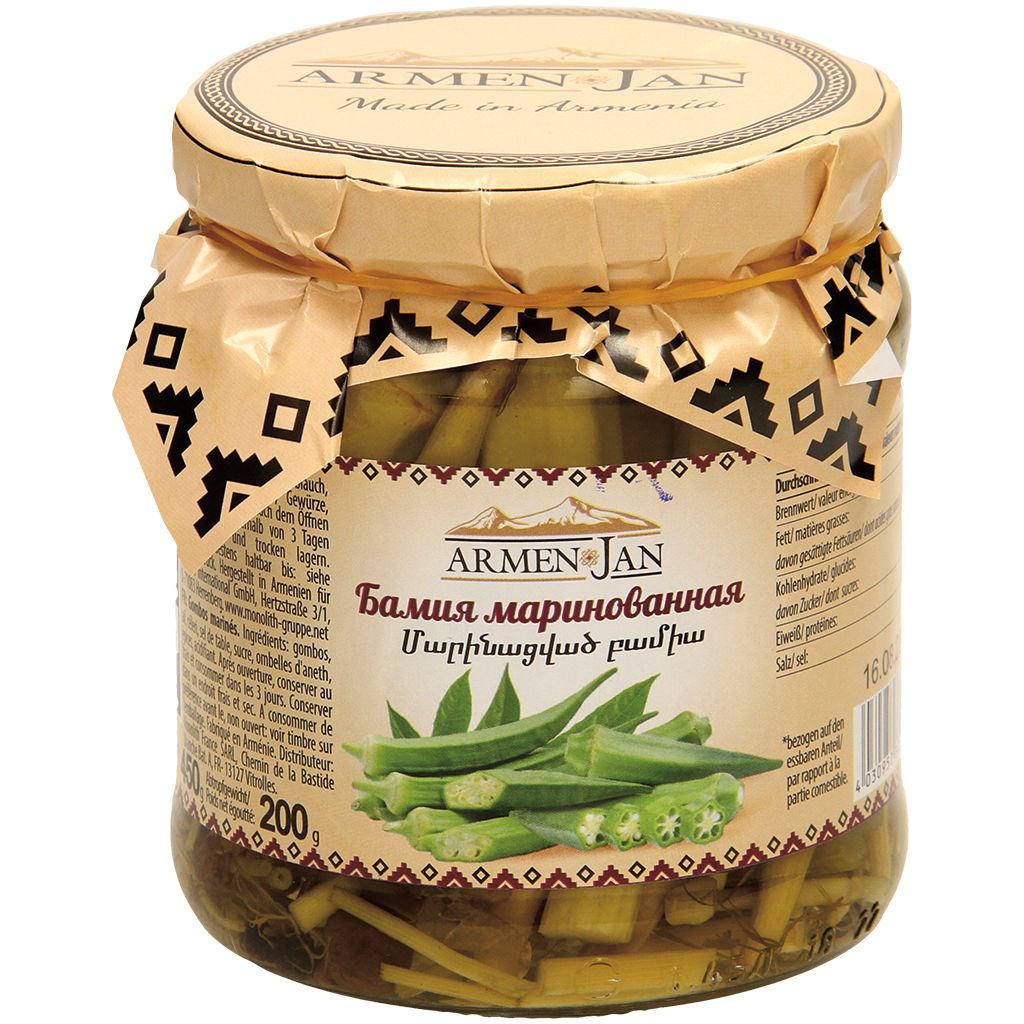 Eingelegde okra