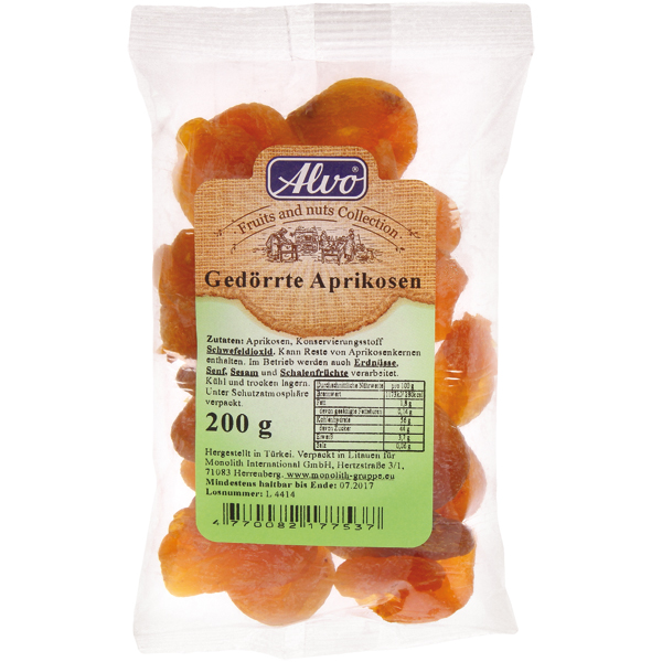 Gedroogde abrikozen