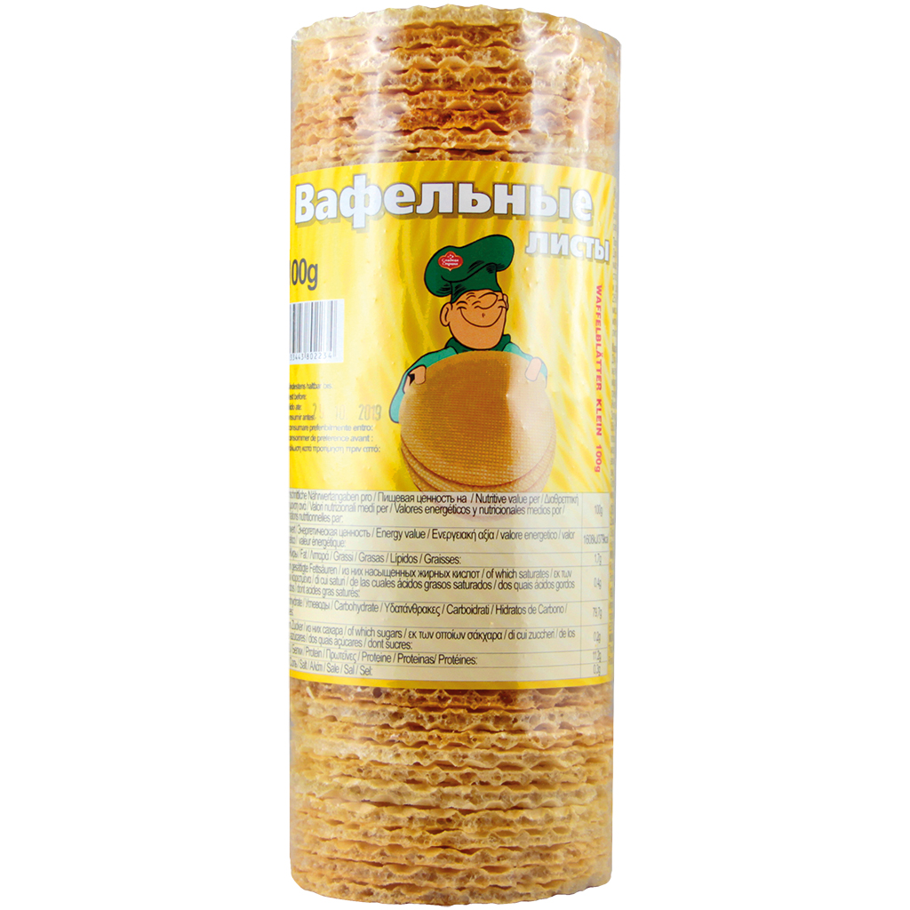 Kleine wafelbladen