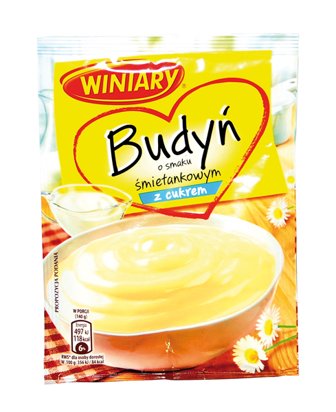 Winiary roompudding met suiker