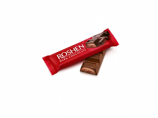 Roshen chocoladereep met brandewijnsmaak