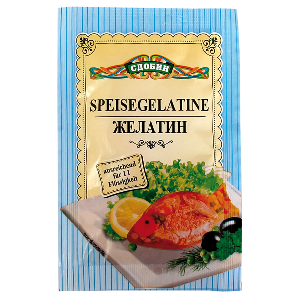 Voedselgelatine (van varkensvlees)