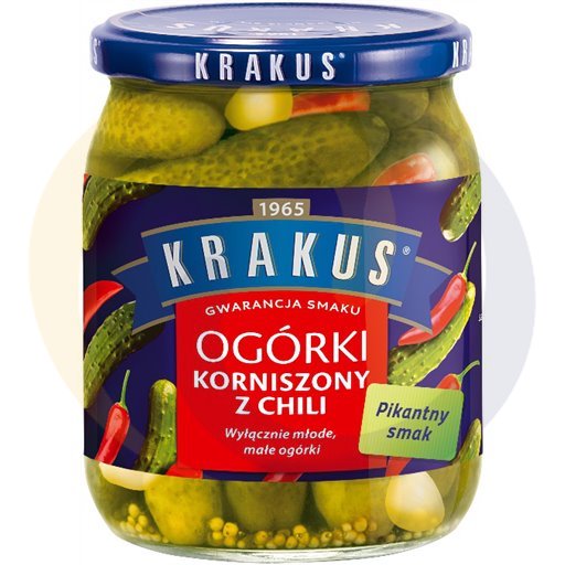 Krakus augurken met chilipeper