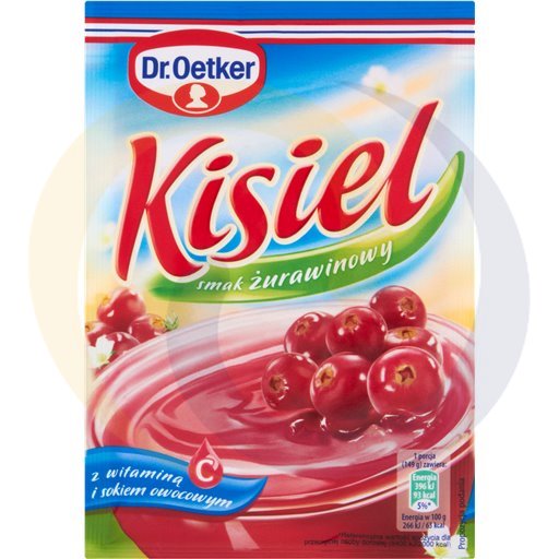 Dr. Oetker Cranberry Smaak Zachte Gelatine 38 g