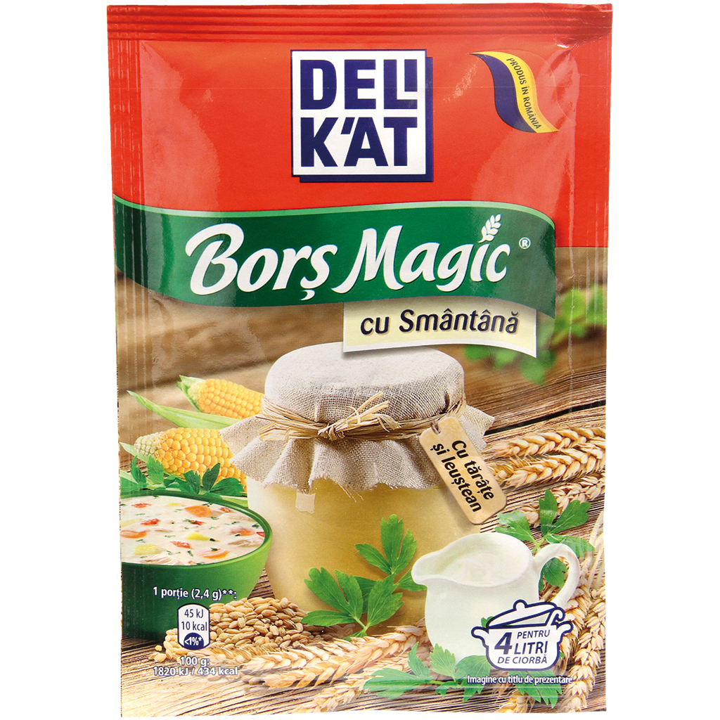 Droge mix voor "Bors Smantana" voor soep met zure room.