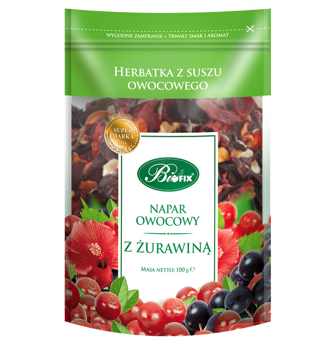 Bifix fruit thee cranberry-infusie